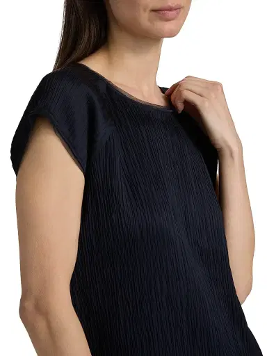 Johnny Was Women's Maritza Pleated Tunic - Midnight Blue | Thumbnail 6 Johnny Was Women's Maritza Pleated Tunic - Midnight Blue | Thumbnail 6