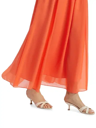 Cami NYC Women's Bari Strapless Midi-Dress - Clementine | Thumbnail 6 Cami NYC Women's Bari Strapless Midi-Dress - Clementine | Thumbnail 6