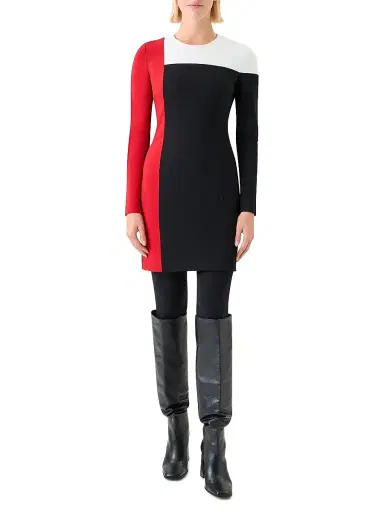 Akris punto Women's Colorblocked Jersey Sheath Dress | Thumbnail 2 Akris punto Women's Colorblocked Jersey Sheath Dress | Thumbnail 2