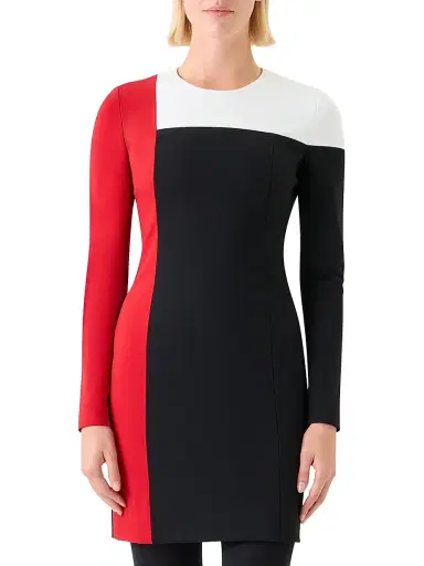Akris punto Women's Colorblocked Jersey Sheath Dress | Thumbnail 3 Akris punto Women's Colorblocked Jersey Sheath Dress | Thumbnail 3