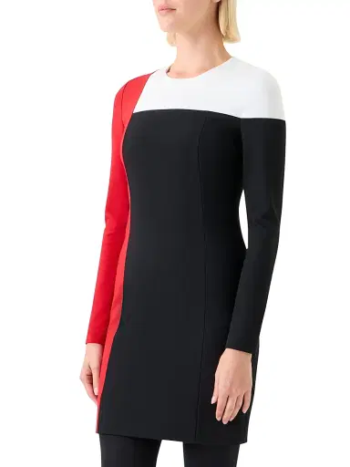 Akris punto Women's Colorblocked Jersey Sheath Dress | Thumbnail 4 Akris punto Women's Colorblocked Jersey Sheath Dress | Thumbnail 4