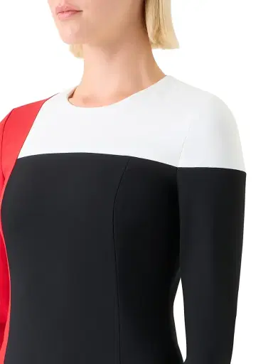 Akris punto Women's Colorblocked Jersey Sheath Dress | Thumbnail 6 Akris punto Women's Colorblocked Jersey Sheath Dress | Thumbnail 6