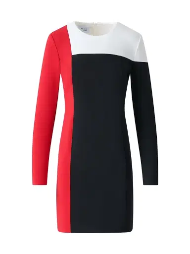 Akris punto Women's Colorblocked Jersey Sheath Dress | Thumbnail 1 Akris punto Women's Colorblocked Jersey Sheath Dress | Thumbnail 1