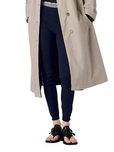 Miu Miu Women's Technical Fabric Pants - Blue | Thumbnail 2 Miu Miu Women's Technical Fabric Pants - Blue | Thumbnail 2