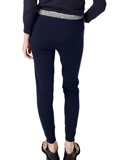 Miu Miu Women's Technical Fabric Pants - Blue | Thumbnail 3 Miu Miu Women's Technical Fabric Pants - Blue | Thumbnail 3