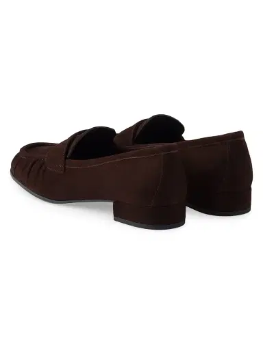 Prada Women's Suede Loafers - Brown - Size 10.5 | Thumbnail 3 Prada Women's Suede Loafers - Brown - Size 10.5 | Thumbnail 3