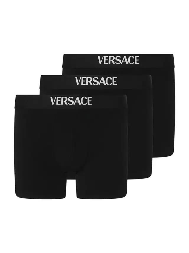 Men's Logo Boxer Brief 3-Pack - Black Men's Logo Boxer Brief 3-Pack - Black