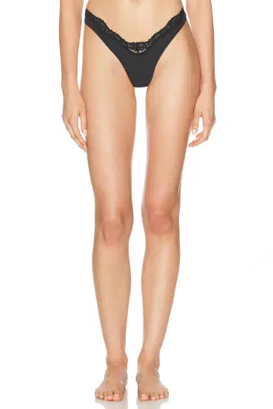 Skims Fits Everybody Lace Dip Thong | Thumbnail 1 Skims Fits Everybody Lace Dip Thong | Thumbnail 1