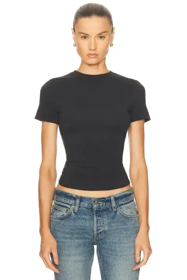Skims Cotton Jersey T-Shirt | Thumbnail 1 Skims Cotton Jersey T-Shirt | Thumbnail 1