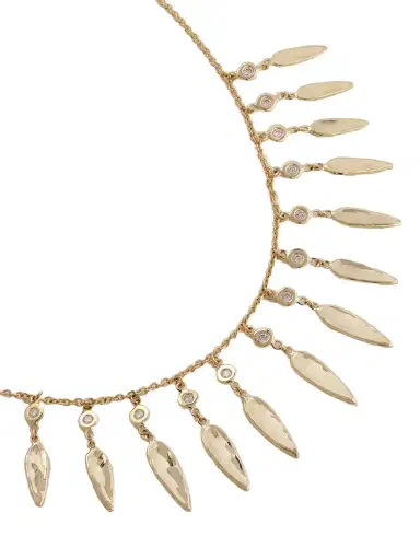 Jacquie Aiche Shaker 14-karat Gold Diamond Necklace | Thumbnail 1 Jacquie Aiche Shaker 14-karat Gold Diamond Necklace | Thumbnail 1