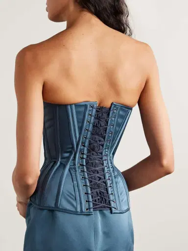 Wiederhoeft Julie Strapless Recycled Duchesse-satin Bustier Top | Thumbnail 3 Wiederhoeft Julie Strapless Recycled Duchesse-satin Bustier Top | Thumbnail 3