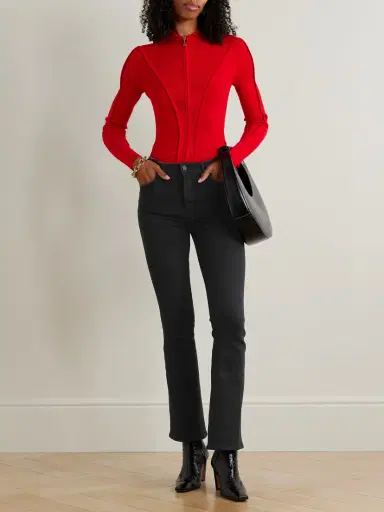 Mother The Weekender Mid-rise Flared Jeans | Thumbnail 2 Mother The Weekender Mid-rise Flared Jeans | Thumbnail 2