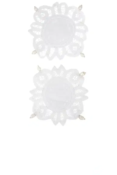 Gohar World Lace Pearl Coasters | Thumbnail 2 Gohar World Lace Pearl Coasters | Thumbnail 2