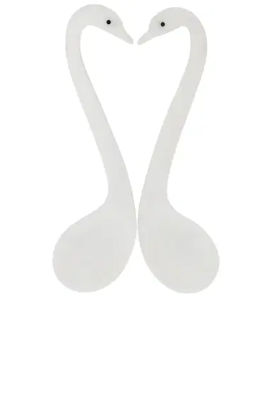 Gohar World Mother Of Pearl Swan Spoon Duet | Thumbnail 1 Gohar World Mother Of Pearl Swan Spoon Duet | Thumbnail 1