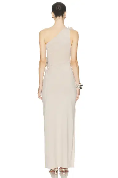 Coperni Asymmetric Flower Gown | Thumbnail 4 Coperni Asymmetric Flower Gown | Thumbnail 4