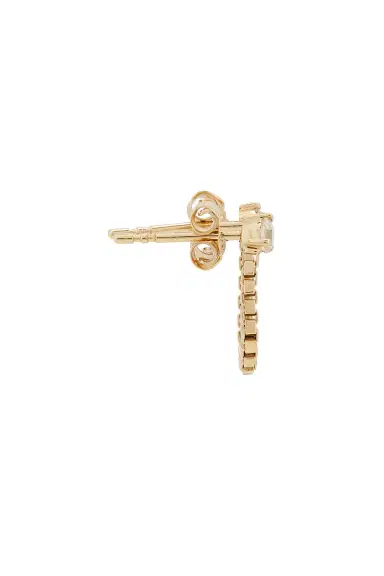 STONE AND STRAND Diamond Block Chain Double Stud Earring | Thumbnail 5 STONE AND STRAND Diamond Block Chain Double Stud Earring | Thumbnail 5