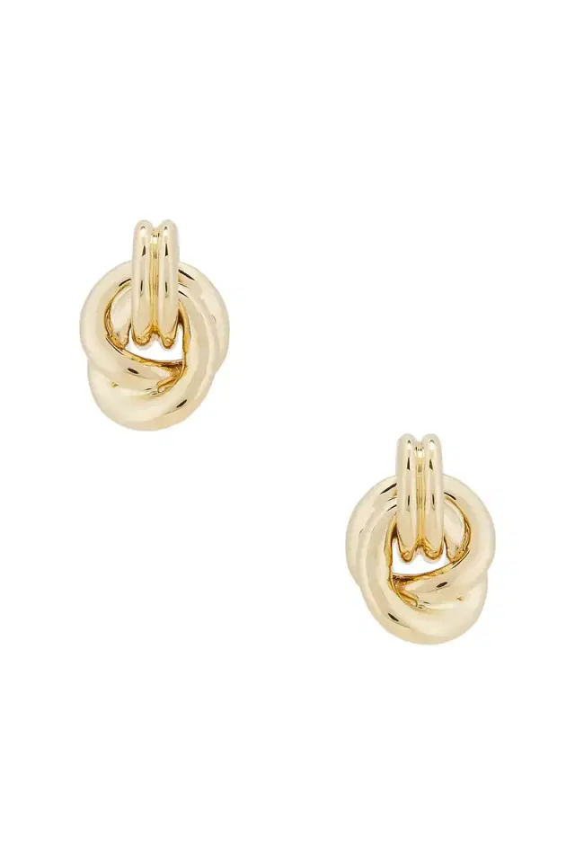 Gold Forme Dainty Knot Stud Earrings Gold Forme Dainty Knot Stud Earrings