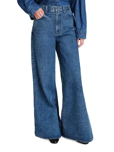TWP Women's Tall Tiny Dancer Wide-Leg Jeans - Paris - Size 32 | Thumbnail 3 TWP Women's Tall Tiny Dancer Wide-Leg Jeans - Paris - Size 32 | Thumbnail 3