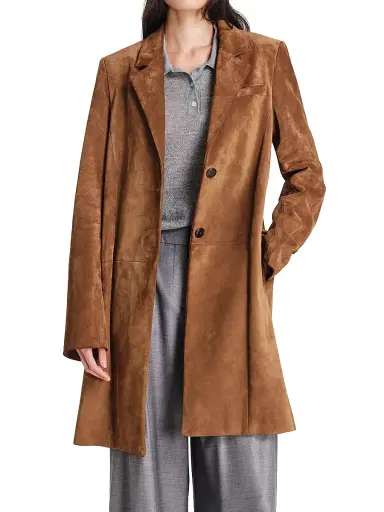 TWP Women's Easy Suede Car Coat - Martora | Thumbnail 2 TWP Women's Easy Suede Car Coat - Martora | Thumbnail 2