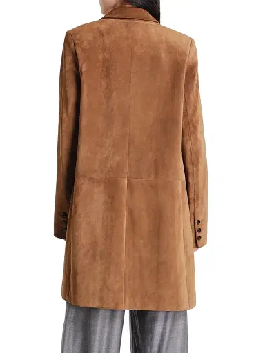 TWP Women's Easy Suede Car Coat - Martora | Thumbnail 4 TWP Women's Easy Suede Car Coat - Martora | Thumbnail 4