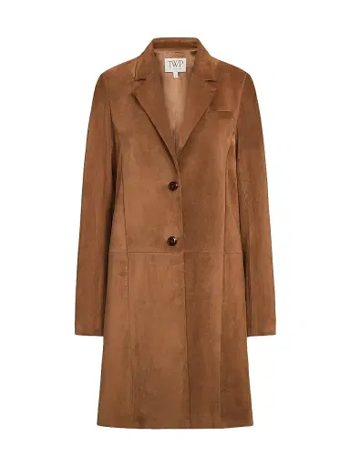 TWP Women's Easy Suede Car Coat - Martora | Thumbnail 1 TWP Women's Easy Suede Car Coat - Martora | Thumbnail 1