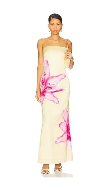 MORE TO COME Lyza Strapless Maxi Dress | Thumbnail 1 MORE TO COME Lyza Strapless Maxi Dress | Thumbnail 1