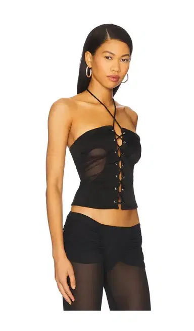 AMOR MIA Gathered Heart Top | Thumbnail 2 AMOR MIA Gathered Heart Top | Thumbnail 2