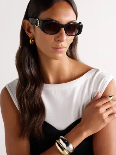 Cartier Eyewear Panthère Classic Oval-frame Acetate Sunglasses | Thumbnail 2 Cartier Eyewear Panthère Classic Oval-frame Acetate Sunglasses | Thumbnail 2