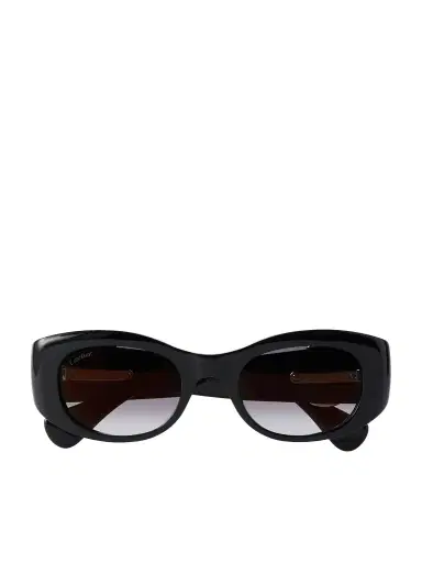 Cartier Eyewear Panthère Classic Oval-frame Acetate Sunglasses | Thumbnail 1 Cartier Eyewear Panthère Classic Oval-frame Acetate Sunglasses | Thumbnail 1