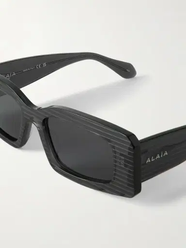 Alaïa Rectangular-frame Textured-acetate Sunglasses | Thumbnail 4 Alaïa Rectangular-frame Textured-acetate Sunglasses | Thumbnail 4