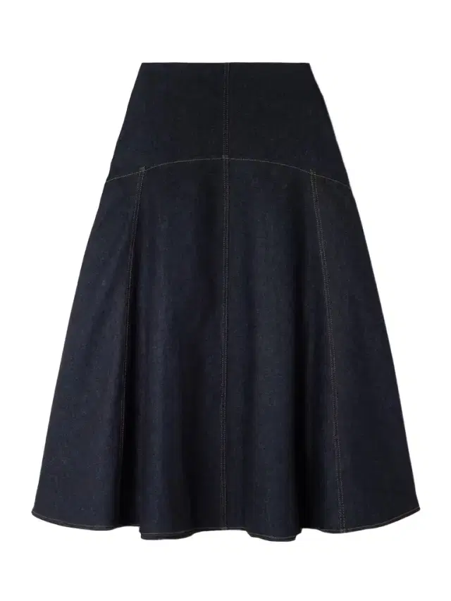 Jacquemus Triangle De-nîmes Embroidered Denim Midi Skirt