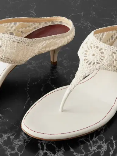 Magda Butrym Crocheted Mules | Thumbnail 4 Magda Butrym Crocheted Mules | Thumbnail 4