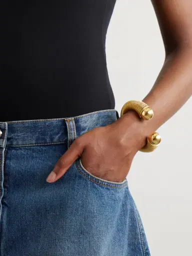 Alaïa Sphere Gold-tone Cuff | Thumbnail 2 Alaïa Sphere Gold-tone Cuff | Thumbnail 2