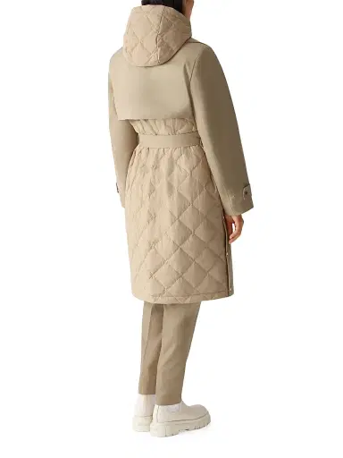 Mackage Women's Siobhan Technical Trench Coat - Light Camel - Size XXL | Thumbnail 4 Mackage Women's Siobhan Technical Trench Coat - Light Camel - Size XXL | Thumbnail 4