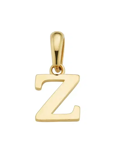 Oradina Women's 14K Yellow Gold My Letter Initial Pendant Charm - Letter Z Gold | Thumbnail 1 Oradina Women's 14K Yellow Gold My Letter Initial Pendant Charm - Letter Z Gold | Thumbnail 1