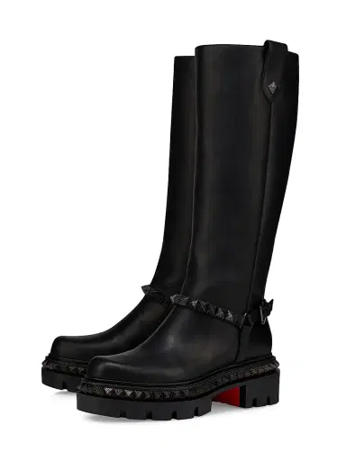Christian Louboutin Women's Marinetta Pyraclou Boots - Black | Thumbnail 2 Christian Louboutin Women's Marinetta Pyraclou Boots - Black | Thumbnail 2