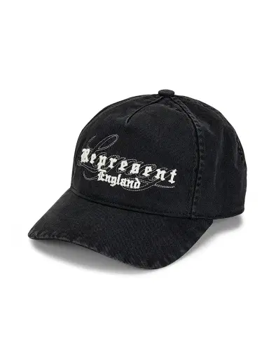 Represent Men's Represent Legacy Logo Baseball Cap - Black | Thumbnail 1 Represent Men's Represent Legacy Logo Baseball Cap - Black | Thumbnail 1