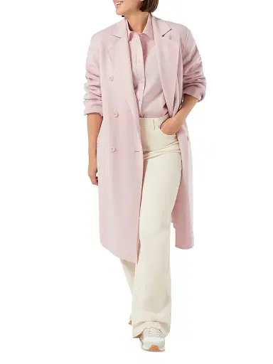 Marina Rinaldi Women's Double Faced Wool Blend Coat | Thumbnail 2 Marina Rinaldi Women's Double Faced Wool Blend Coat | Thumbnail 2