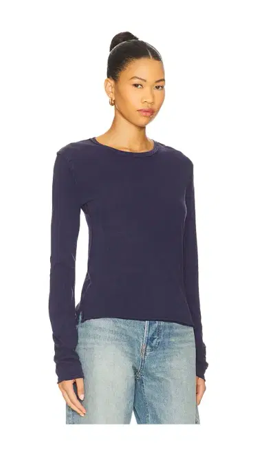 Free People x We The Free Nova Tee Long Sleeve In Peacoat | Thumbnail 2 Free People x We The Free Nova Tee Long Sleeve In Peacoat | Thumbnail 2