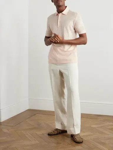 Loro Piana Linen Polo Shirt - Men | Thumbnail 2 Loro Piana Linen Polo Shirt - Men | Thumbnail 2
