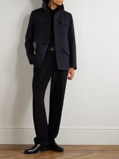 Tom Ford Virgin Wool Overshirt - Men | Thumbnail 2 Tom Ford Virgin Wool Overshirt - Men | Thumbnail 2