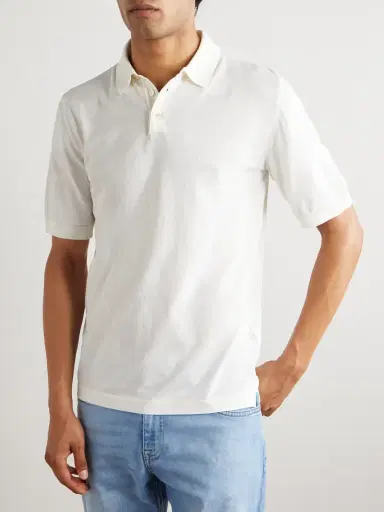 ELEVENTY Garment-Dyed Cotton Polo Shirt - Men | Thumbnail 3 ELEVENTY Garment-Dyed Cotton Polo Shirt - Men | Thumbnail 3