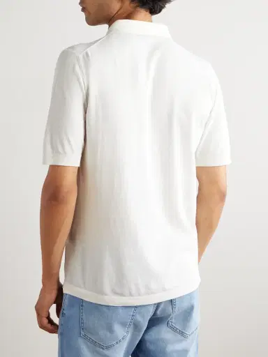 ELEVENTY Garment-Dyed Cotton Polo Shirt - Men | Thumbnail 4 ELEVENTY Garment-Dyed Cotton Polo Shirt - Men | Thumbnail 4