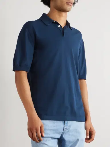 ELEVENTY Garment-Dyed Cotton Polo Shirt - Men | Thumbnail 3 ELEVENTY Garment-Dyed Cotton Polo Shirt - Men | Thumbnail 3