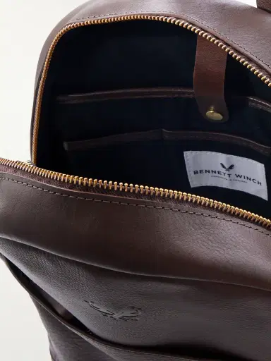 Bennett Winch Logo-Debossed Full-Grain Leather Backpack - Men | Thumbnail 5 Bennett Winch Logo-Debossed Full-Grain Leather Backpack - Men | Thumbnail 5