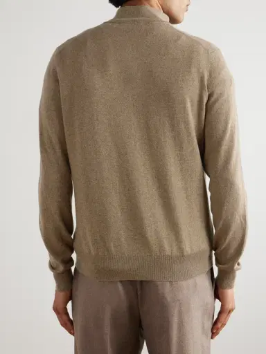 Loro Piana Slim-Fit Baby Cashmere Half-Zip Sweater - Men | Thumbnail 3 Loro Piana Slim-Fit Baby Cashmere Half-Zip Sweater - Men | Thumbnail 3