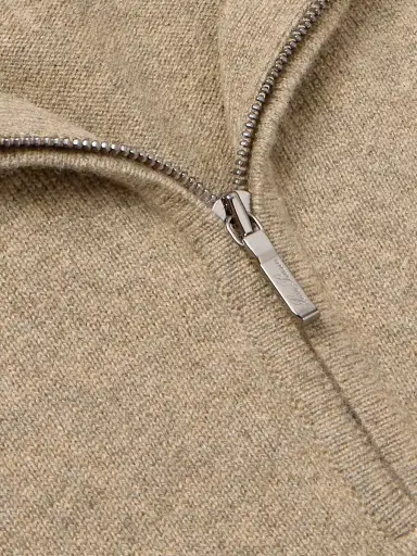 Loro Piana Slim-Fit Baby Cashmere Half-Zip Sweater - Men | Thumbnail 4 Loro Piana Slim-Fit Baby Cashmere Half-Zip Sweater - Men | Thumbnail 4