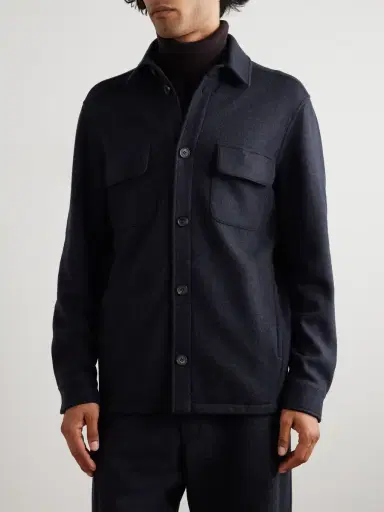 Loro Piana Marco Jersey Novalis Overshirt - Men | Thumbnail 3 Loro Piana Marco Jersey Novalis Overshirt - Men | Thumbnail 3
