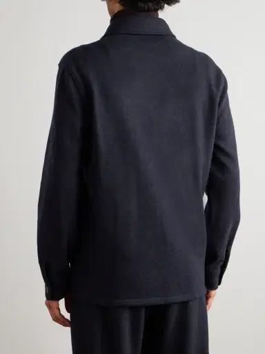 Loro Piana Marco Jersey Novalis Overshirt - Men | Thumbnail 4 Loro Piana Marco Jersey Novalis Overshirt - Men | Thumbnail 4