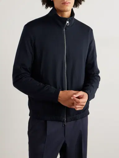 Loro Piana Reversible Windmate® Storm System® Nylon and Cashmere Blouson Jacket - Men | Thumbnail 6 Loro Piana Reversible Windmate® Storm System® Nylon and Cashmere Blouson Jacket - Men | Thumbnail 6